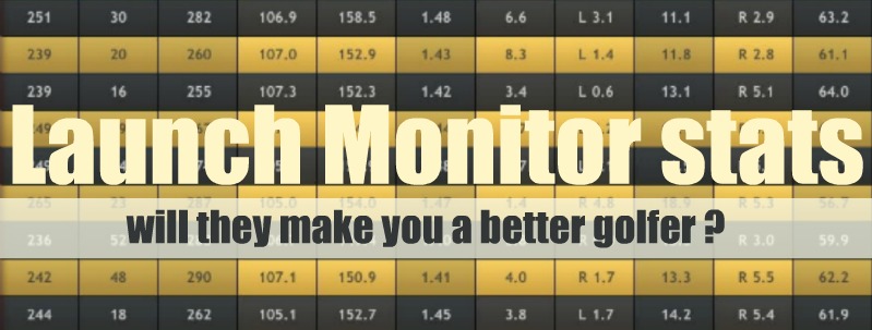 launch monitor stats will they make you a better golfer?